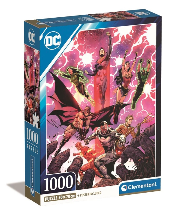 Clementoni 1000 stk CB høykvalitets samling DC Comics (2) i gruppen LEKER, BARN OG BABY / Leker / Puslespill hos TP E-commerce Nordic AB (C82221)