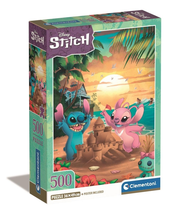 Clementoni 500 stk CB Disney Stitch i gruppen LEKER, BARN OG BABY / Leker / Puslespill hos TP E-commerce Nordic AB (C82232)