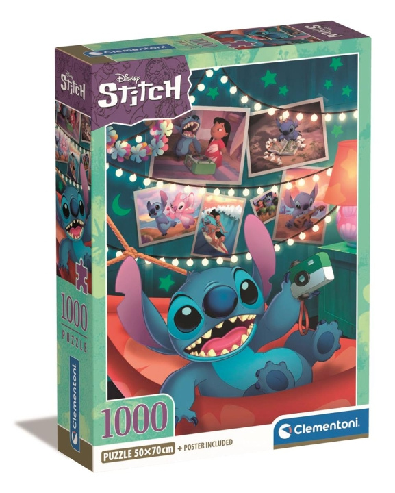 Clementoni 1000 stk CB Collection Disney Stitch av høy kvalitet i gruppen LEKER, BARN OG BABY / Leker / Puslespill hos TP E-commerce Nordic AB (C82233)