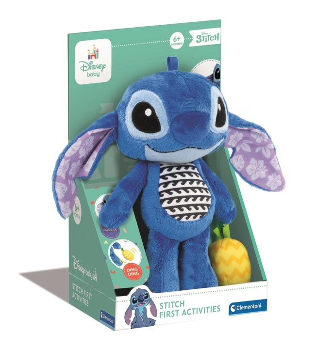 Clementoni Disney Baby Stitch aktivitetsplysj i gruppen LEKER, BARN OG BABY / Babyleker (0-3 år) / Aktivitetsleker hos TP E-commerce Nordic AB (C82236)