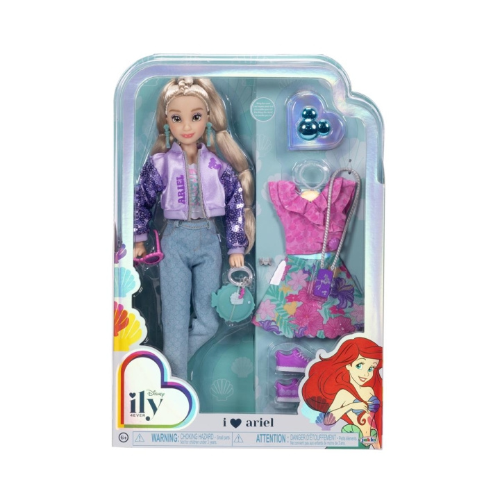 JAKKS Pacific Disney ily 4EVER Fashion Doll med ekstra mote inspirert av Ariel i gruppen LEKER, BARN OG BABY / Leker / Dukker & tilbehør hos TP E-commerce Nordic AB (C82240)