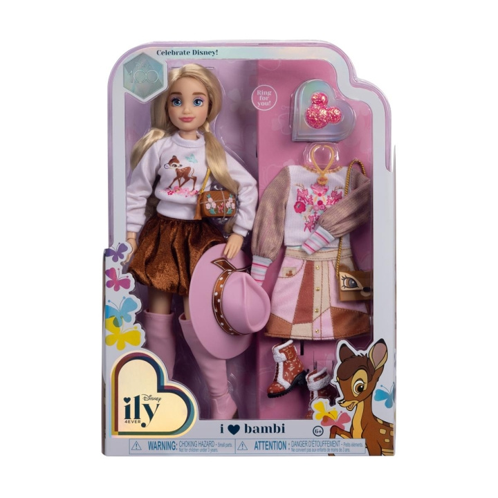 JAKKS Pacific Disney ily 4EVER Fashion Doll med ekstra mote inspirert av Bambi i gruppen LEKER, BARN OG BABY / Leker / Dukker & tilbehør hos TP E-commerce Nordic AB (C82241)