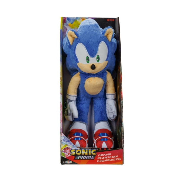 JAKKS Pacific Sonic Prime plysj 13 tommers Sonic i gruppen LEKER, BARN OG BABY / Babyleker (0-3 år) / Kosedyr hos TP E-commerce Nordic AB (C82289)