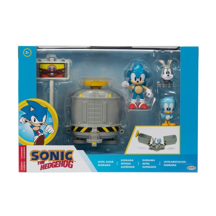 JAKKS Pacific Sonic the Hedgehog 2,5 tommers diorama-sett Level Clear i gruppen LEKER, BARN OG BABY / Leker / Figurer, miniatyrer og tilbehør hos TP E-commerce Nordic AB (C82298)