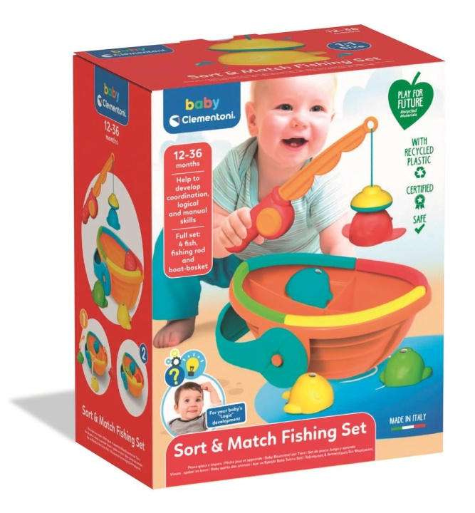 Clementoni Sort & Match fiskesett i gruppen LEKER, BARN OG BABY / Babyleker (0-3 år) / Aktivitetsleker hos TP E-commerce Nordic AB (C82299)