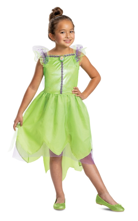 JAKKS Pacific Disguise Disney Fairies-kostyme Klassisk Tingeling M (7-8) i gruppen LEKER, BARN OG BABY / Leker / Masker og kostymer hos TP E-commerce Nordic AB (C82301)