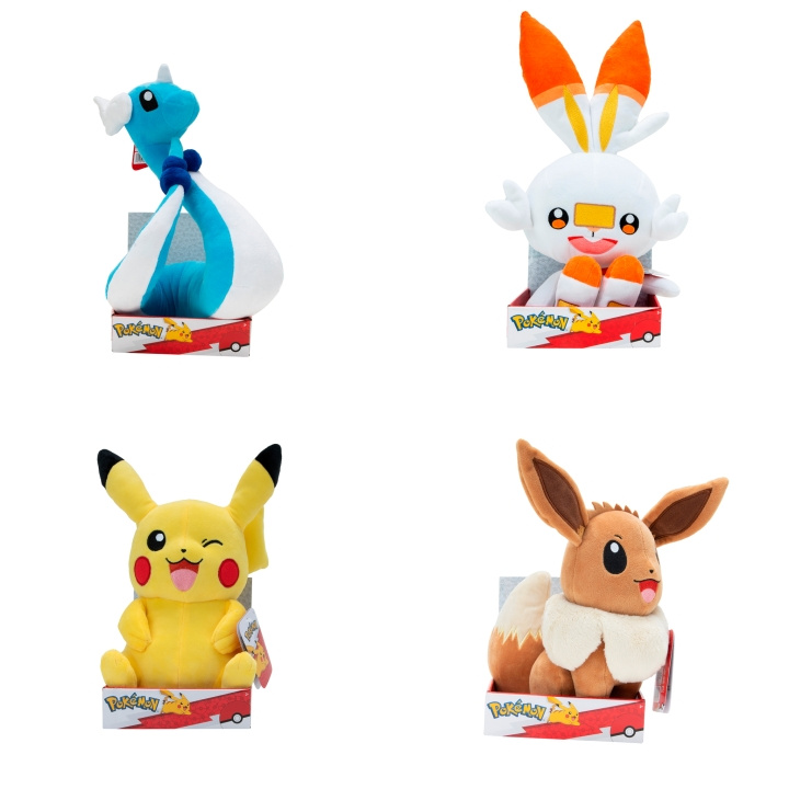 Pokémon Plysj - 30 cm - ass. (95257-11) i gruppen LEKER, BARN OG BABY / Babyleker (0-3 år) / Kosedyr hos TP E-commerce Nordic AB (C82475)