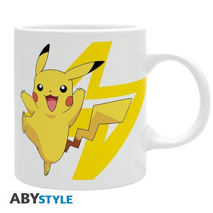 Abysse POKEMON - Krus - 320 ml - Logo & Pikachu i gruppen SPORT, FRITID & HOBBY / Morsomme produkter / Kopper hos TP E-commerce Nordic AB (C82492)