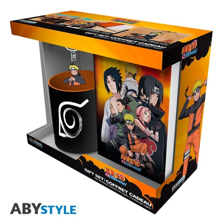 Abysse NARUTO SHIPPUDEN - Pck Mug320ml + Nøkkelring PVC + Notatbok Naruto i gruppen SPORT, FRITID & HOBBY / Morsomme produkter / Kopper hos TP E-commerce Nordic AB (C82496)