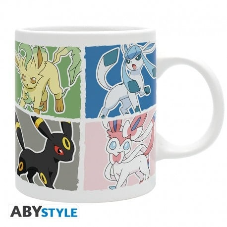 Abysse POKEMON - Krus - 320 ml - Evoli Evolutions i gruppen SPORT, FRITID & HOBBY / Morsomme produkter / Kopper hos TP E-commerce Nordic AB (C82506)