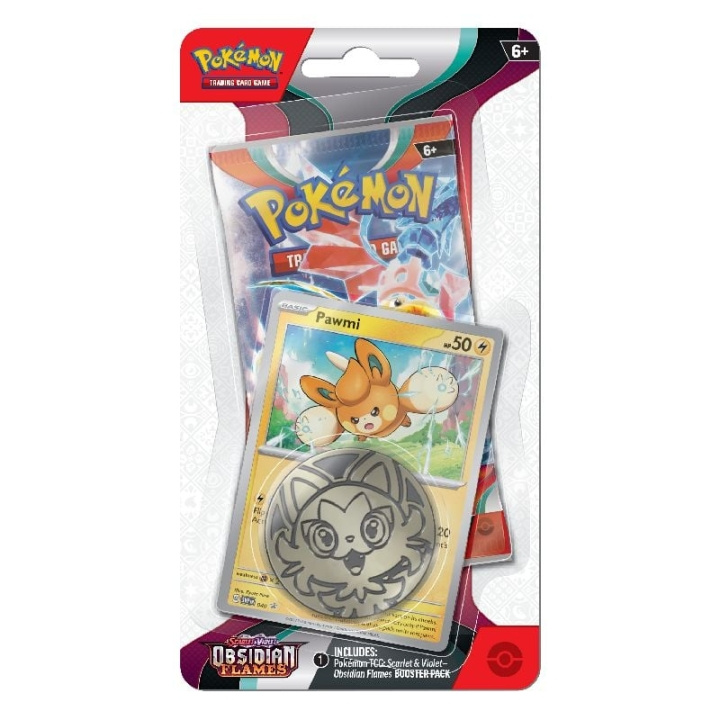 Pokémon Pokemon Scarlet & Violet - Obsidian Flames - Checklane Blister (POK85519) i gruppen LEKER, BARN OG BABY / Leker / Leksaker hos TP E-commerce Nordic AB (C82523)