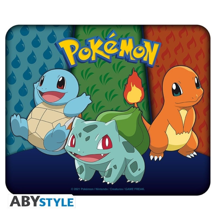 Abysse POKEMON - Fleksibel musematte - Starters Kanto i gruppen Datautstyr / GAMING / Musematter hos TP E-commerce Nordic AB (C82529)