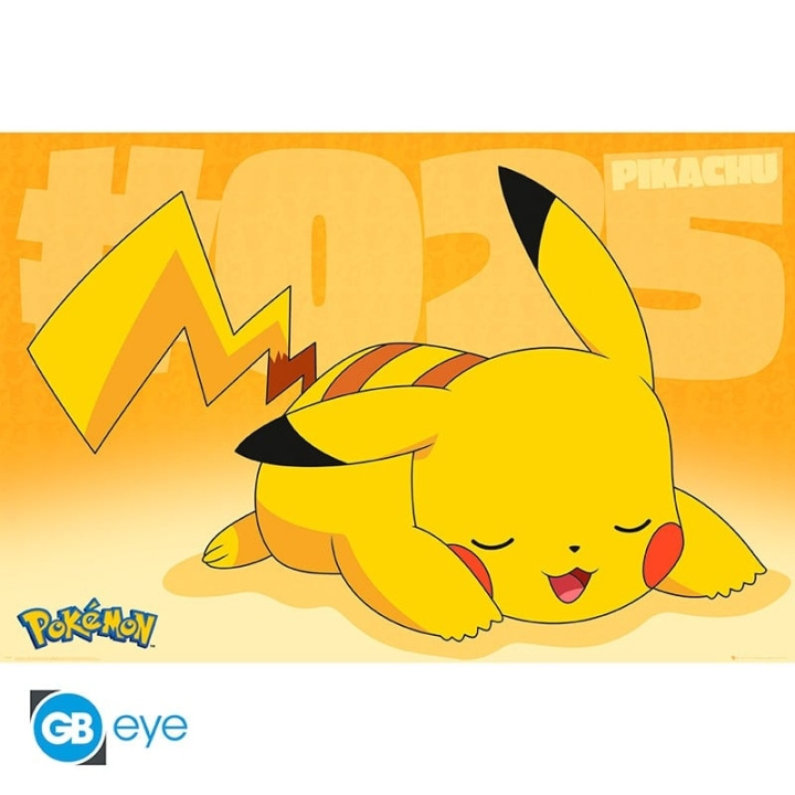 Abysse POKEMON - Plakat Maxi 91,5x61 - Pikachu sover i gruppen SPORT, FRITID & HOBBY / Morsomme produkter / Morsomme produkter hos TP E-commerce Nordic AB (C82533)