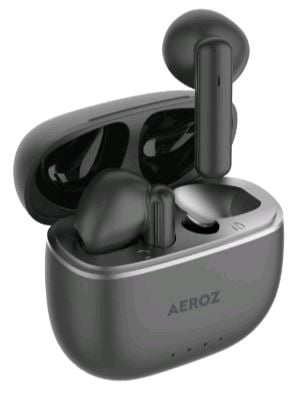 AEROZ TWS-1000 BLACK - ekte trådløse ørepropper i gruppen Elektronikk / Lyd & Bilde / Hodetelefoner & Tilbehør / Hodetelefoner hos TP E-commerce Nordic AB (C82539)