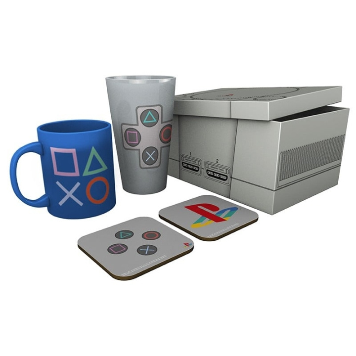 Abysse PLAYSTATION - Box Glass XXL + Krus + 2 Coasters Classic 2019 i gruppen SPORT, FRITID & HOBBY / Morsomme produkter / Kopper hos TP E-commerce Nordic AB (C82540)