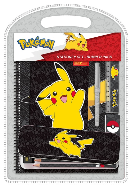 Pokémon Kids Licensing - Skrivesett m. metallboks - Pokémon (061506884) i gruppen LEKER, BARN OG BABY / Leker / Håndtverk hos TP E-commerce Nordic AB (C82547)