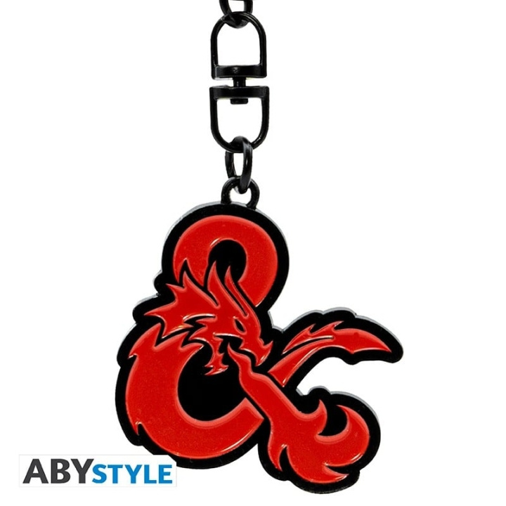 Abysse DUNGEONS & DRAGONS - Nøkkelring - Ampersand-logo i gruppen SPORT, FRITID & HOBBY / Morsomme produkter / Morsomme produkter hos TP E-commerce Nordic AB (C82612)