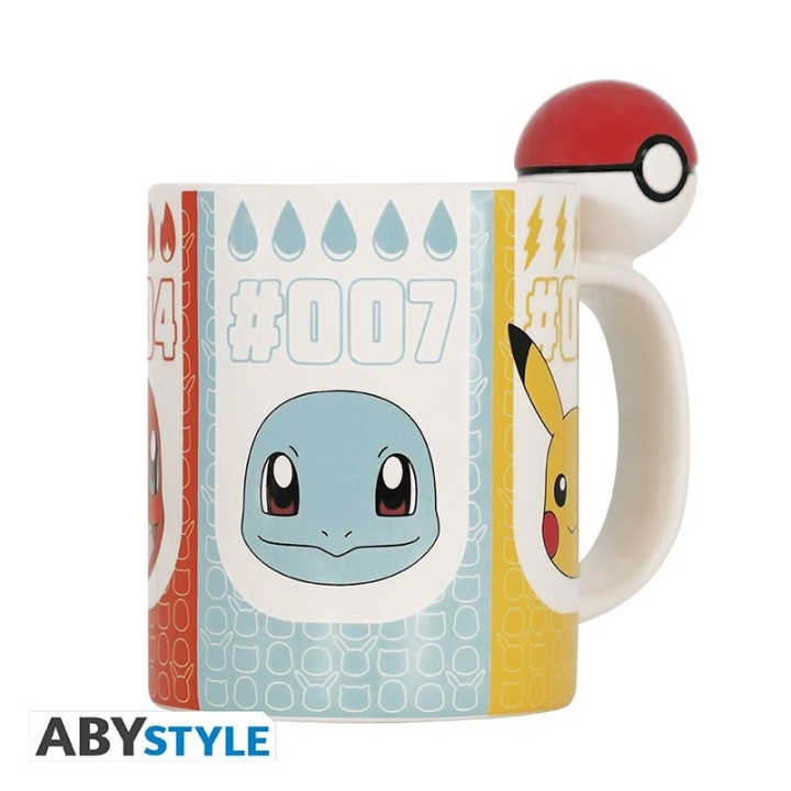 Abysse POKEMON - Krus 3D-håndtak - Pokéball i gruppen SPORT, FRITID & HOBBY / Morsomme produkter / Kopper hos TP E-commerce Nordic AB (C82614)