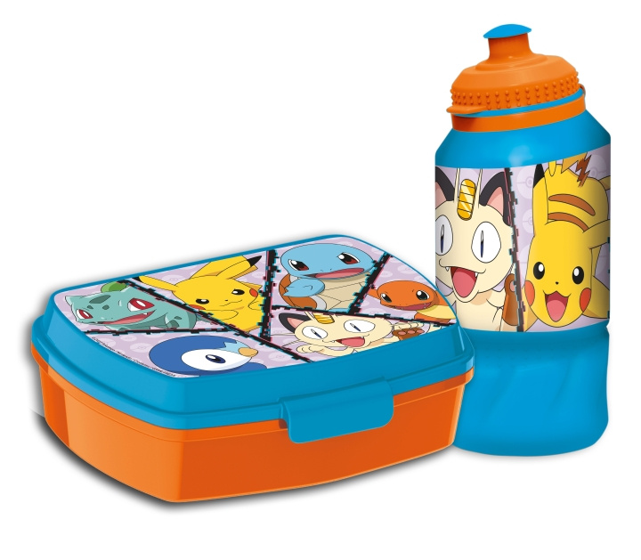 Pokémon Pokémon Stor - Matboks og vannflaske - (8073) i gruppen LEKER, BARN OG BABY / Spise & drikke / Tåteflasker & tilbehør hos TP E-commerce Nordic AB (C82672)