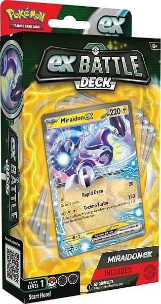 Pokémon Pokemon - Battle Deck EX - Miraidon (POK85754) i gruppen LEKER, BARN OG BABY / Leker / Leksaker hos TP E-commerce Nordic AB (C82678)