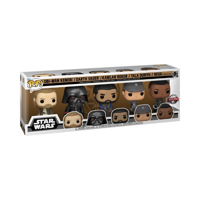 Funko Pop! - 5PK Star Wars - Obi-Wan Kenobi (65089) i gruppen LEKER, BARN OG BABY / Leker / Figurer & miniatyrer hos TP E-commerce Nordic AB (C82719)