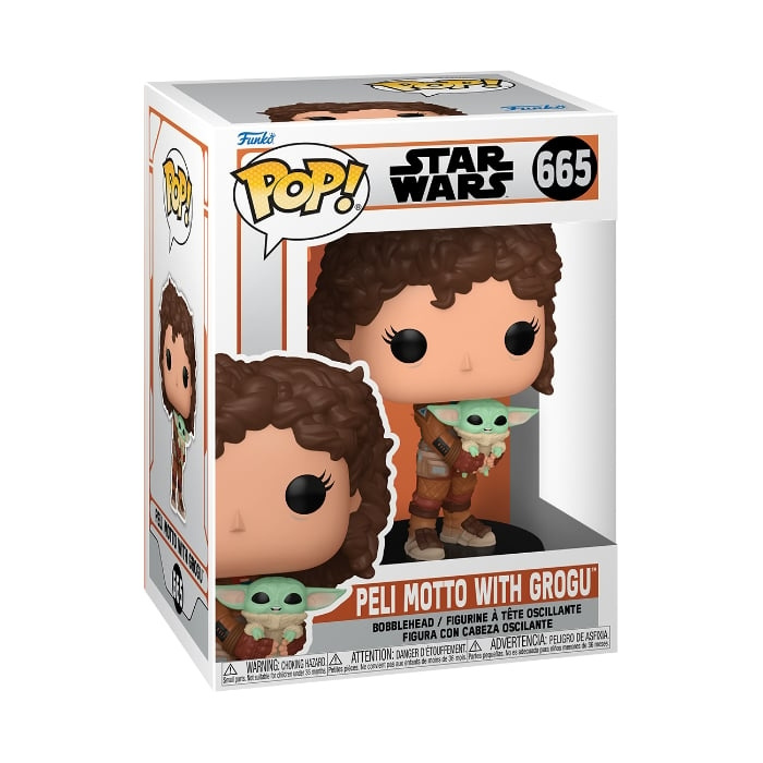 Funko Pop! - Vinyl Mandalorianer - Peli Motto m/Grogu (76552) i gruppen LEKER, BARN OG BABY / Leker / Figurer & miniatyrer hos TP E-commerce Nordic AB (C82733)