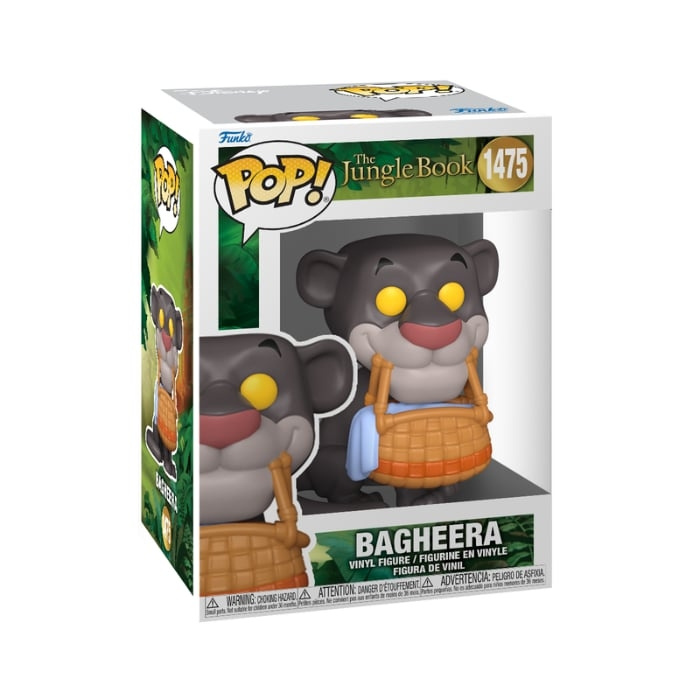 Funko Pop! - Vinyl Jungelboken - Bagheera med kurv (80786) i gruppen LEKER, BARN OG BABY / Leker / Figurer & miniatyrer hos TP E-commerce Nordic AB (C82780)