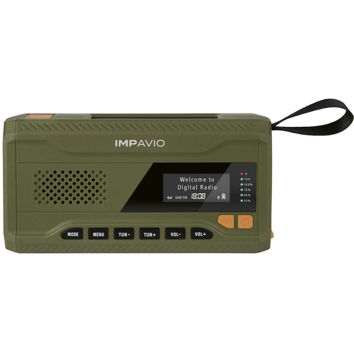 Impavio DAB1 Robust DAB+/FM-radio for utendørs bruk i gruppen Elektronikk / Lyd & Bilde / Hjemmekino, HiFi og bærbar / Radio & Vekkerklokker / Radio hos TP E-commerce Nordic AB (C82797)