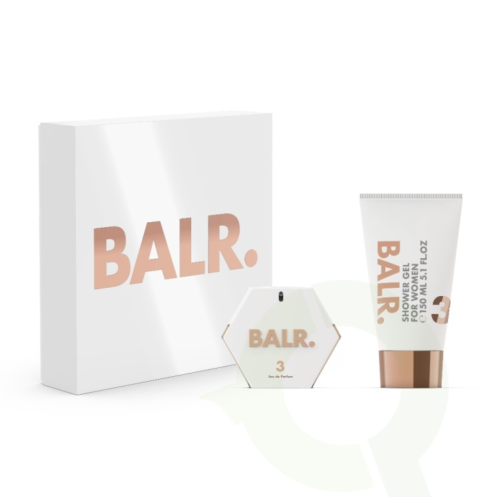 Balr. 3 FOR WOMEN Giftset 200 ml Edp Spray 50 ml/Shower Gel 150ml i gruppen HELSE OG SKJØNNHET / Gavesett / Gavesett for henne hos TP E-commerce Nordic AB (C82937)