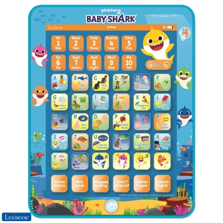 Baby Shark Nettbrett DK+NO - (90099) i gruppen LEKER, BARN OG BABY / Babyleker (0-3 år) / Aktivitetsleker hos TP E-commerce Nordic AB (C82985)