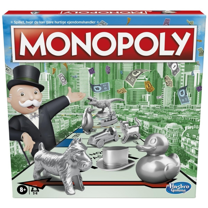 Hasbro Monopol Classic (DK) i gruppen LEKER, BARN OG BABY / Leker / Brettspill / Familiespill hos TP E-commerce Nordic AB (C83238)