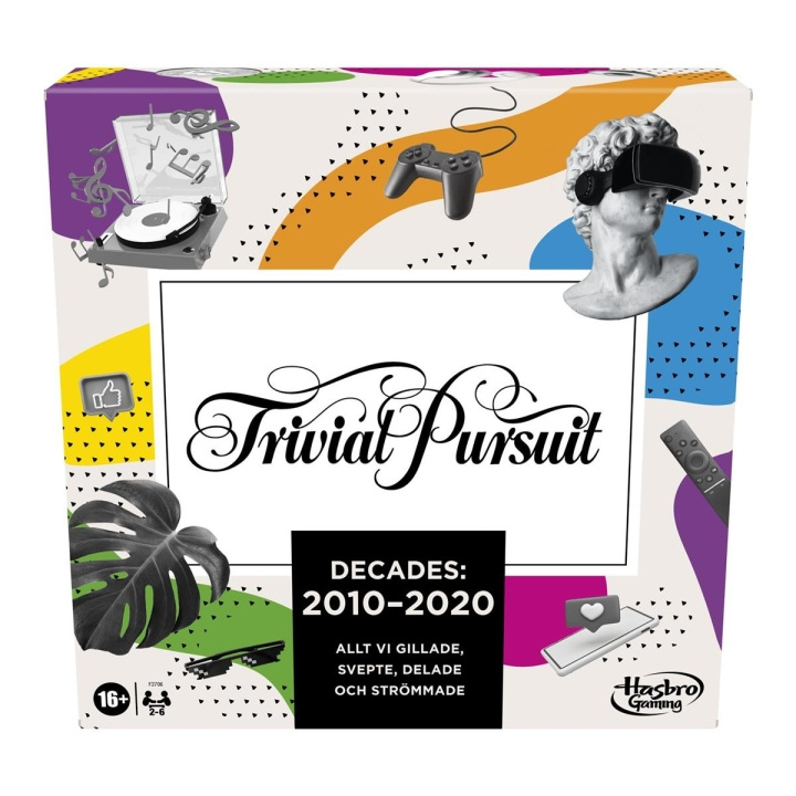 Hasbro Trivial Pursuit Decades: 2010-2020 (SE) i gruppen LEKER, BARN OG BABY / Spill / Brettspill hos TP E-commerce Nordic AB (C83241)