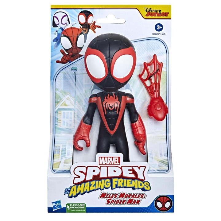 Spidey og hans fantastiske venner Supersized 9 tommers figur Miles Morales i gruppen LEKER, BARN OG BABY / Leker / Figurer, miniatyrer og tilbehør hos TP E-commerce Nordic AB (C83266)