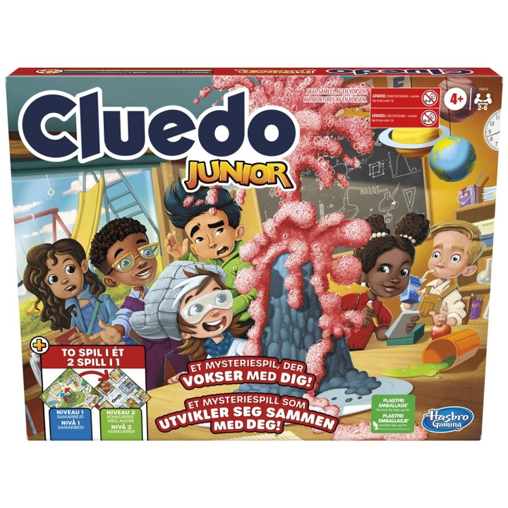 Hasbro Cluedo Junior 2 spill i 1 (DK/NO) i gruppen LEKER, BARN OG BABY / Spill / Barnespill hos TP E-commerce Nordic AB (C83273)