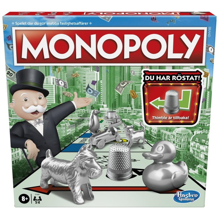 Hasbro Monopol Classic (SE) i gruppen LEKER, BARN OG BABY / Leker / Brettspill / Familiespill hos TP E-commerce Nordic AB (C83276)