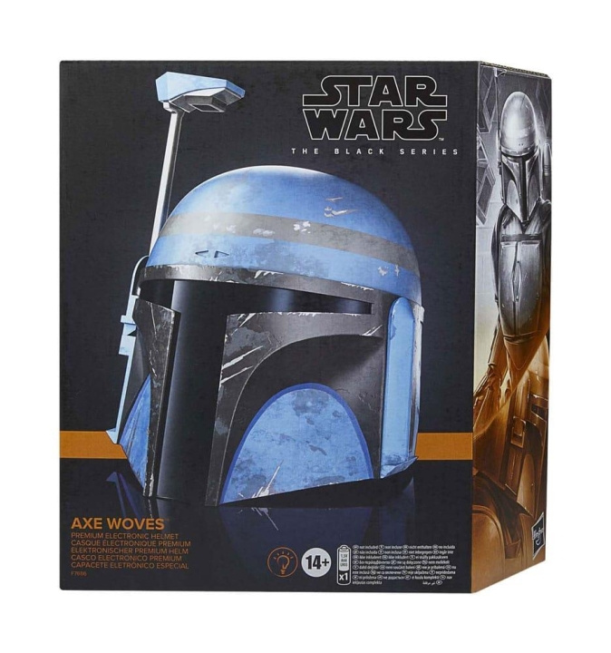 Star Wars The Black Series Elektronisk hjelm Mandalorian Axe Woves (Embargo) i gruppen LEKER, BARN OG BABY / Leker / Leksaker hos TP E-commerce Nordic AB (C83289)