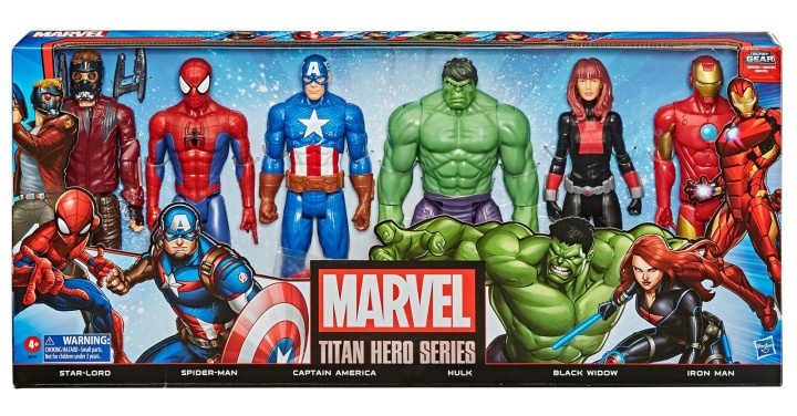 Avengers Titan Hero Collection 6-pakning i gruppen LEKER, BARN OG BABY / Leker / Figurer & miniatyrer hos TP E-commerce Nordic AB (C83303)