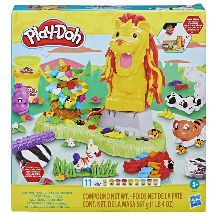 Play-Doh lekesett Grown Mane Lion og venner i gruppen LEKER, BARN OG BABY / Leker / Håndtverk hos TP E-commerce Nordic AB (C83342)