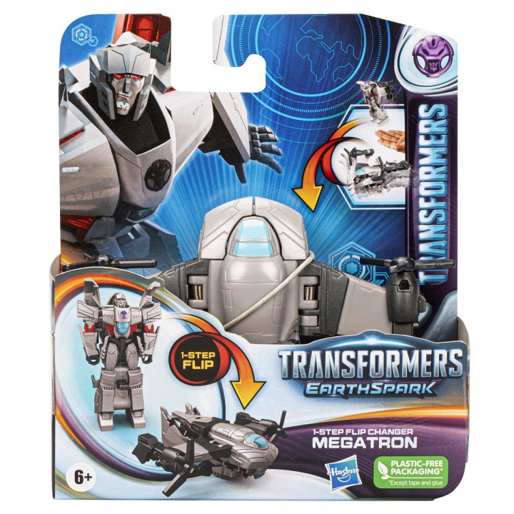 Transformers EarthSpark 1-trinns Flip Megatron i gruppen LEKER, BARN OG BABY / Leker / Figurer, miniatyrer og tilbehør hos TP E-commerce Nordic AB (C83393)