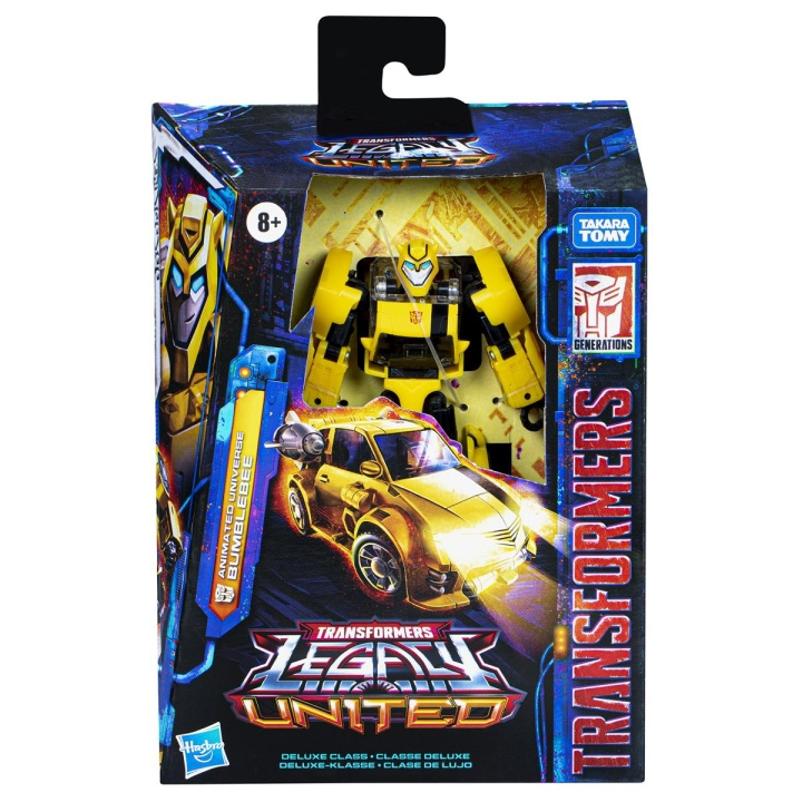 Transformers Generations Legacy United Deluxe Animated Bumblebee i gruppen LEKER, BARN OG BABY / Leker / Figurer, miniatyrer og tilbehør hos TP E-commerce Nordic AB (C83396)