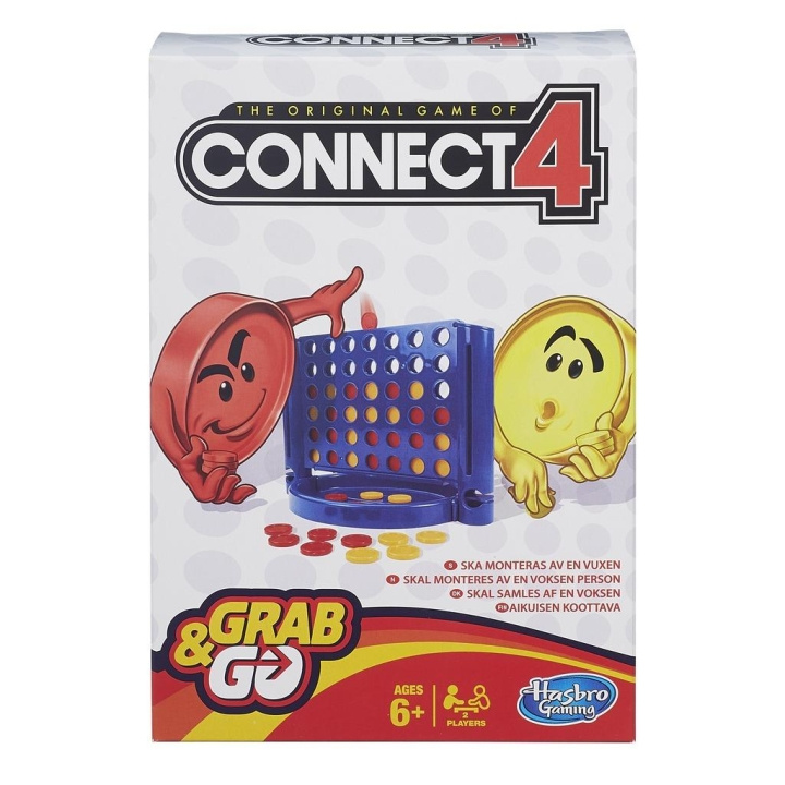 Hasbro Grab & Go Connect 4 i gruppen LEKER, BARN OG BABY / Leker / Brettspill / Familiespill hos TP E-commerce Nordic AB (C83442)