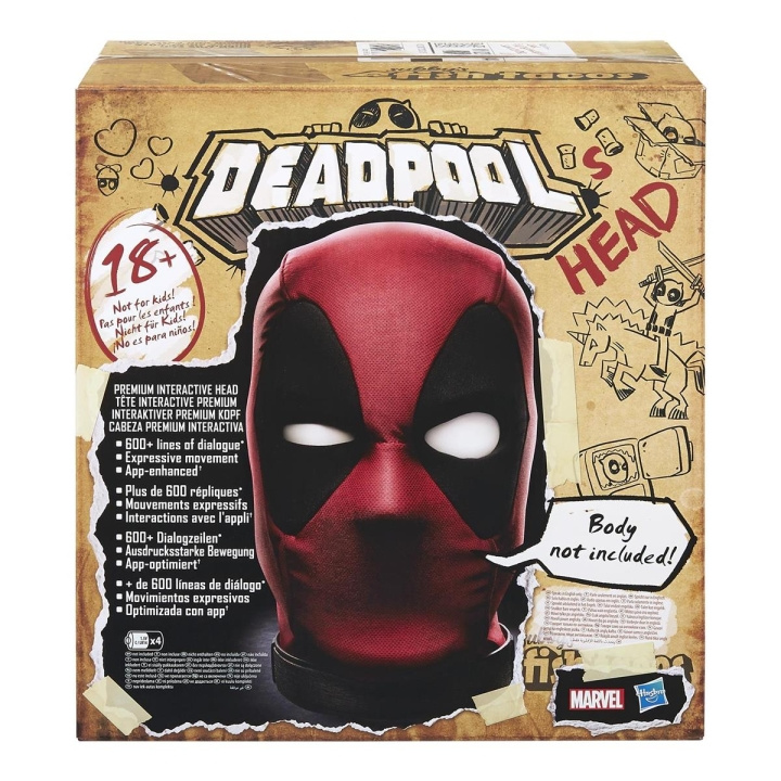 Marvel Legends Deadpools hode Premium interaktivt hode i gruppen LEKER, BARN OG BABY / Leker / Figurer, miniatyrer og tilbehør hos TP E-commerce Nordic AB (C83449)