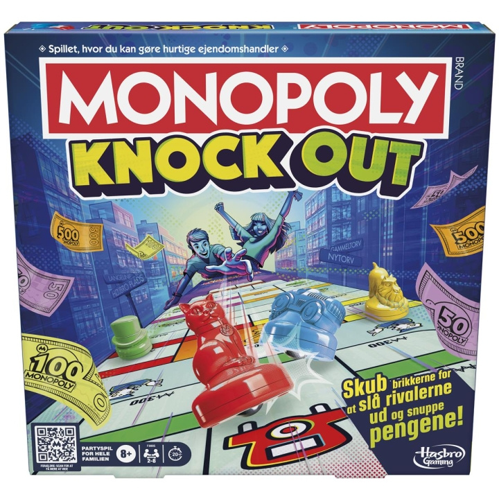 Hasbro Monopol Knockout (DK) i gruppen LEKER, BARN OG BABY / Leker / Brettspill / Familiespill hos TP E-commerce Nordic AB (C83452)