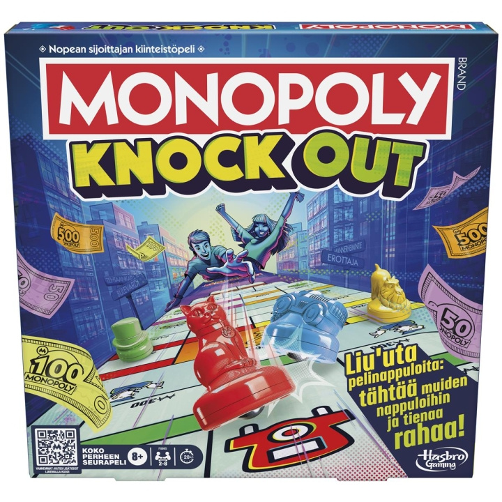 Hasbro Monopol Knockout (FI) i gruppen LEKER, BARN OG BABY / Leker / Brettspill / Familiespill hos TP E-commerce Nordic AB (C83453)