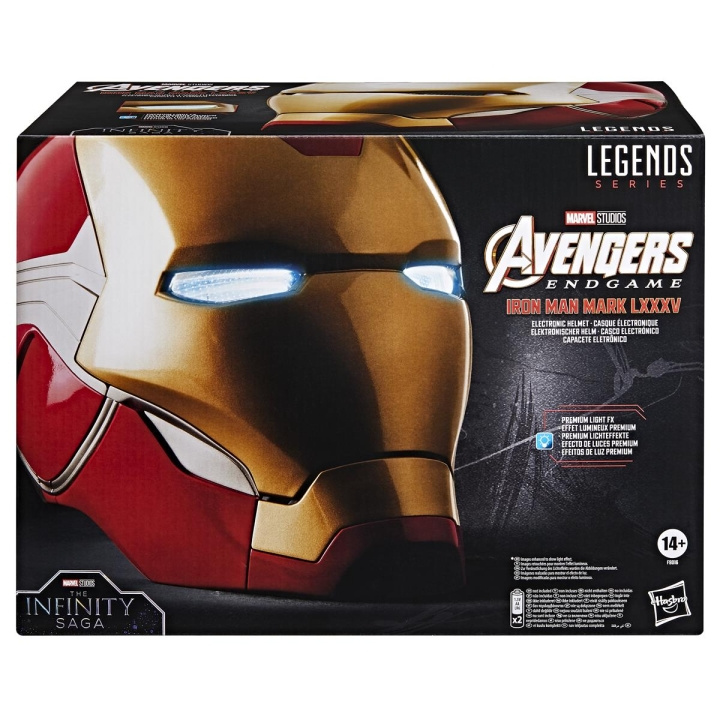 Marvel Legends Series Elektronisk hjelm - Iron Man i gruppen LEKER, BARN OG BABY / Leker / Masker og kostymer hos TP E-commerce Nordic AB (C83454)