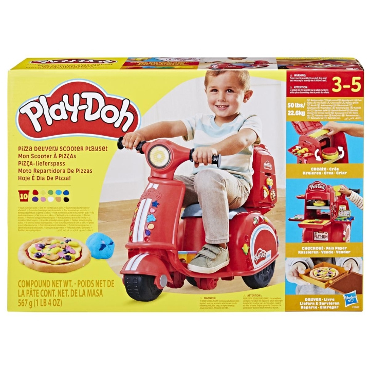 Play-Doh lekesett Pizza Delivery Scooter i gruppen LEKER, BARN OG BABY / Leker / Håndtverk hos TP E-commerce Nordic AB (C83478)