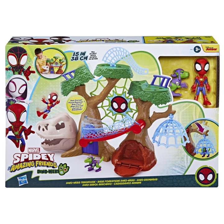 Spidey og hans fantastiske venner-lekesett Dino Webs Treehouse i gruppen LEKER, BARN OG BABY / Leker / Leksaker hos TP E-commerce Nordic AB (C83482)