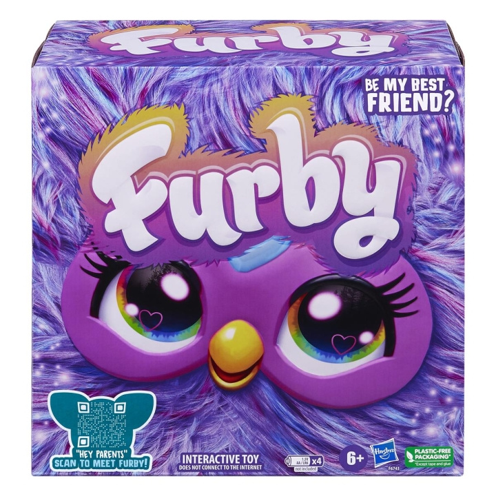 Hasbro Furby interaktivt plysj leketøy lilla (EN) i gruppen LEKER, BARN OG BABY / Leker / Leksaker hos TP E-commerce Nordic AB (C83501)