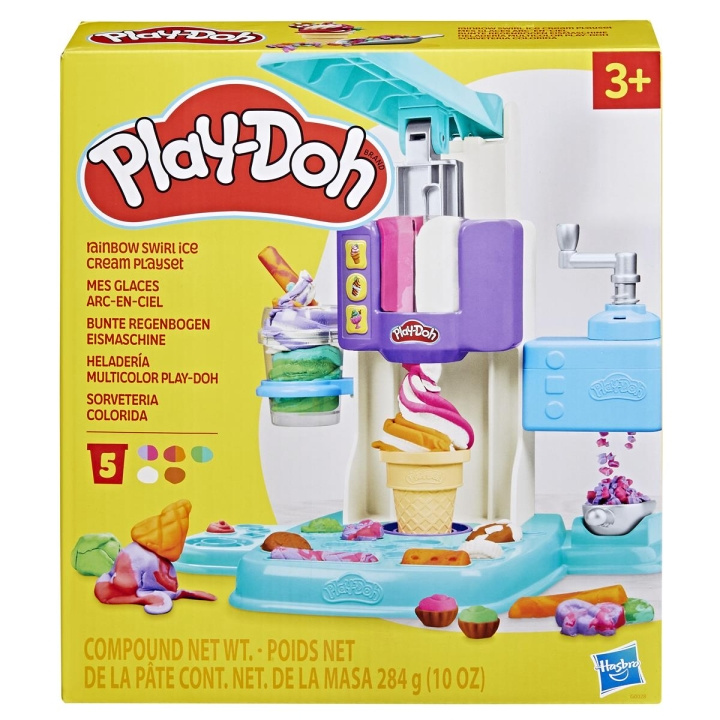 Play-Doh Kitchen Creations lekesett Rainbow Swirl Ice Cream i gruppen LEKER, BARN OG BABY / Leker / Håndtverk hos TP E-commerce Nordic AB (C83503)