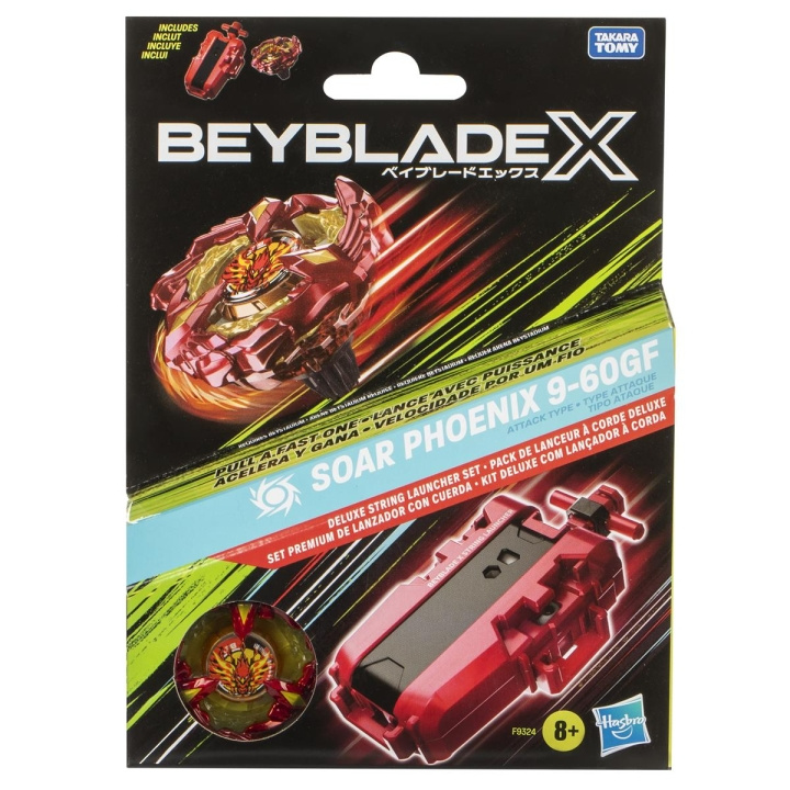 Hasbro Beyblade Burst BBX Deluxe Launcher & Top Soar Phoenix 9-60GF i gruppen LEKER, BARN OG BABY / Leker / Actionspill hos TP E-commerce Nordic AB (C83509)